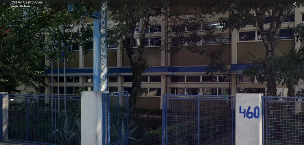 Fachada da agência do  INSS em Marília - Foto: Google Earth