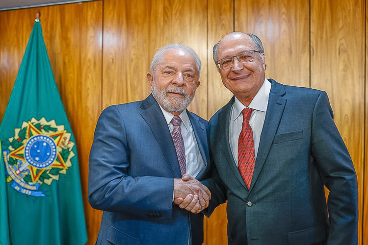 Presidente Lula com Geraldo Alckmin - Foto Ricardo Stuckert
