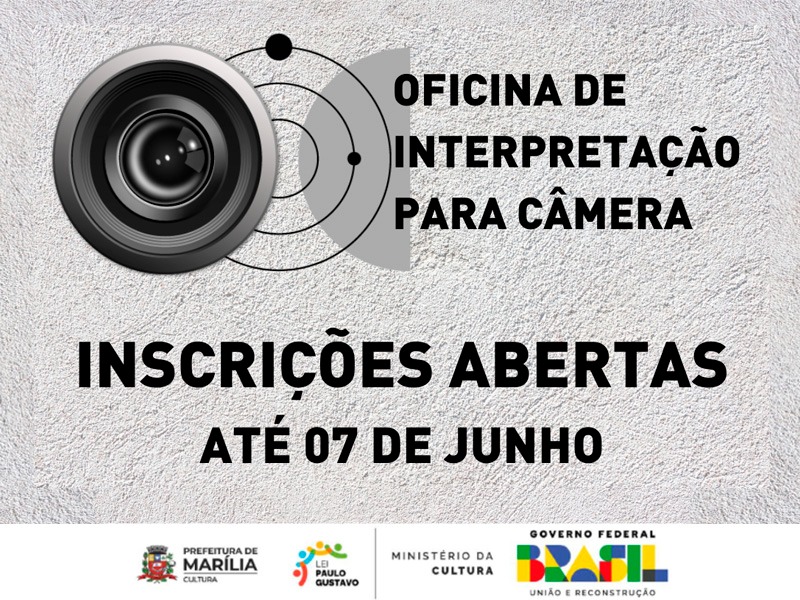 Banner de divulgação das inscrições para a oficina - Colab./Ass. de Imprensa