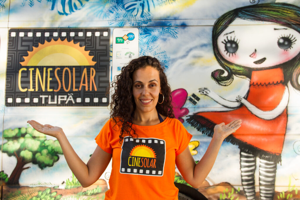 Cynthia Alario, idealizadora do CineSolar - Colab./Ass. de Imprensa