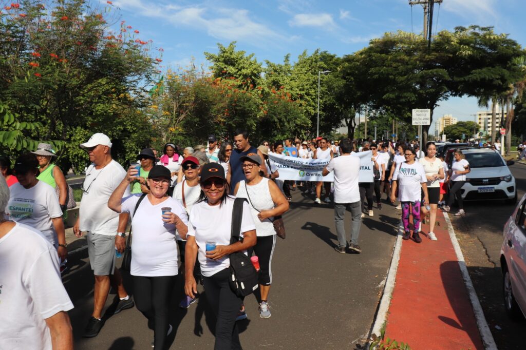 Caminhada feita em janeiro promoveu lazer e diversão - Colab./Ass. de Imprensa