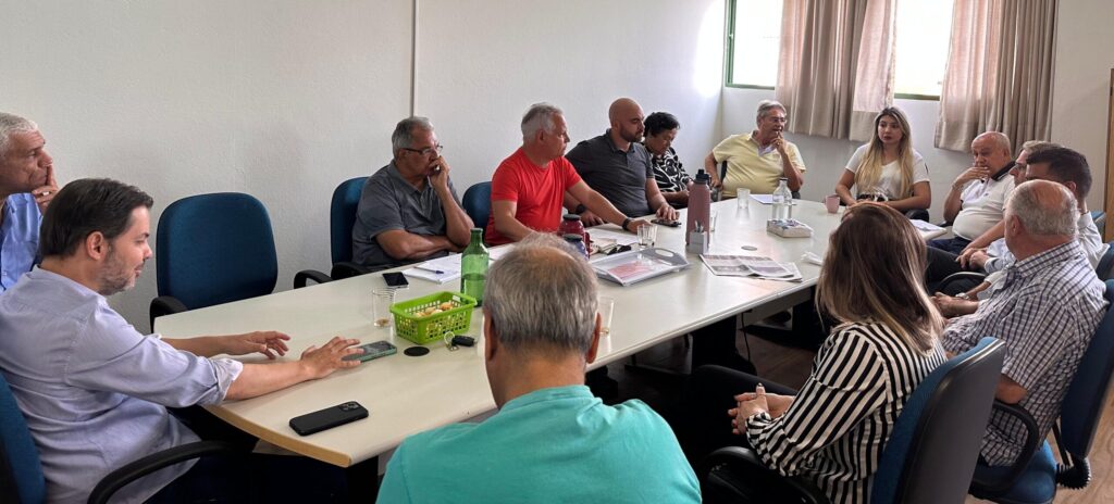 Ricardinho Mustafá durante sabatina com integrantes da Matra - Colab./Ass. de Imprensa