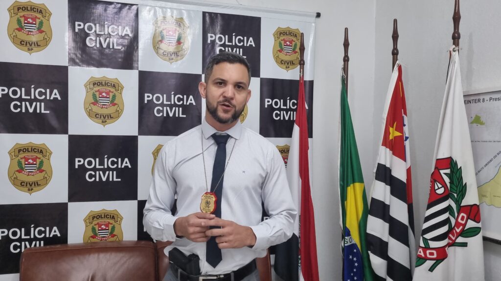 Delegado Carlos Henrique Gasques, que comandou a operação - Colab./Polícia Civil