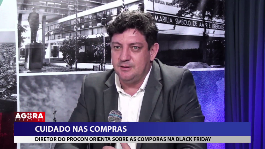 Guilherme Moraes, diretor do Procon, no programa Agora Interior