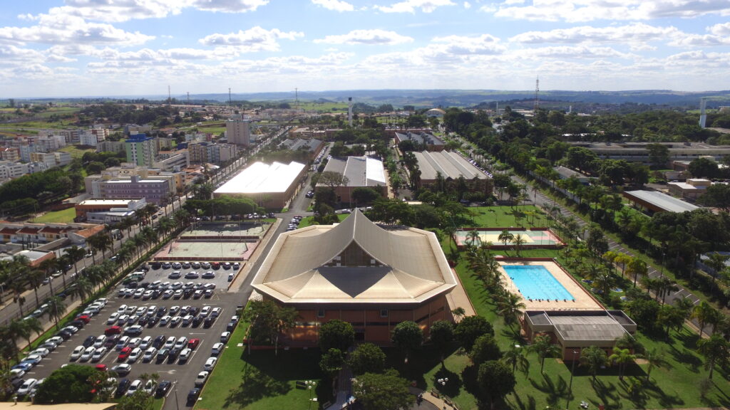 Vista aérea da Universidade de Marília - Colab./Ass. de Imprensa