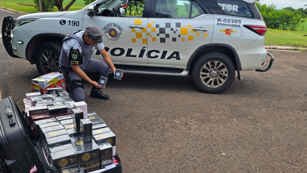 Passageiro transportava perfumes em ônibus - Colab./ Polícia Rodoviária