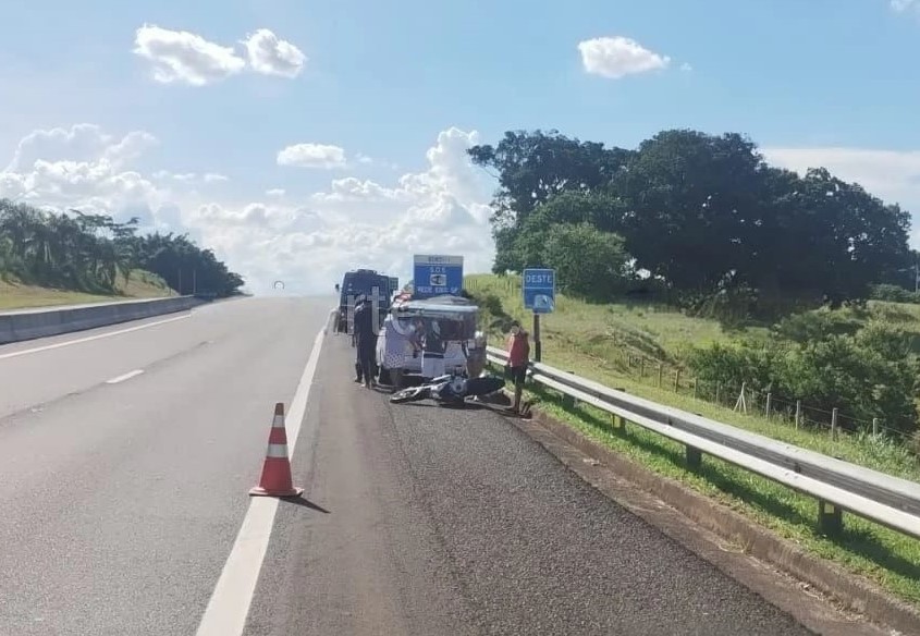 Polícia Rodoviária durante atendimento da ocorrência - Reprod./Artesp