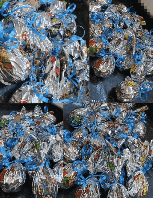 Ovos de Páscoa entregues em anos anteriores/ Foto: Arquivo Pessoal Paulo Sérgio