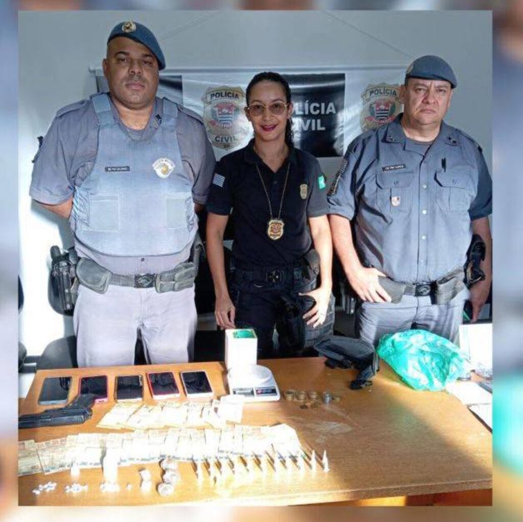 Policiais que atuaram na ocorrência em Ubirajara - Colab./Polícia Civil