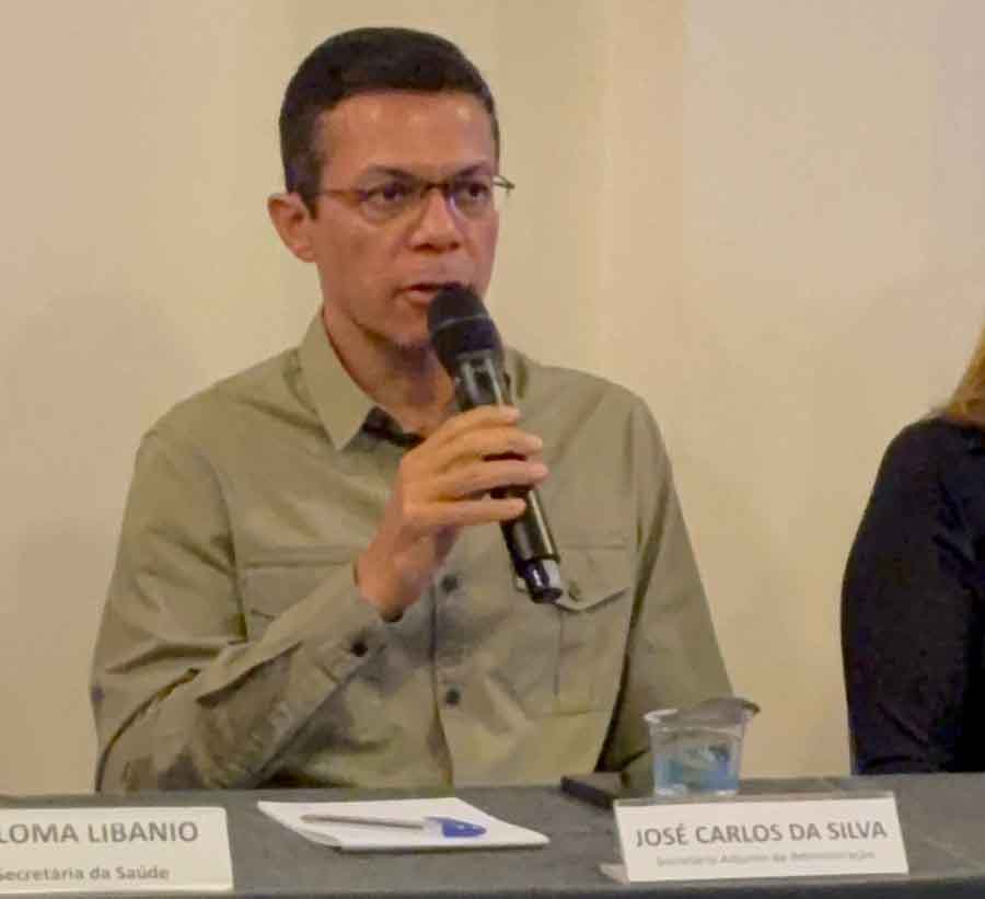 Secretário adjunto de administração José Carlos da Silva - Colab./Ass. de Imprensa