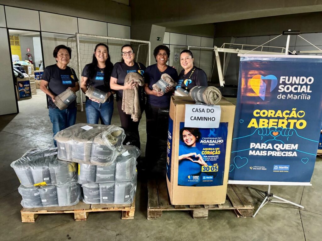 Campanha arrecadou diversos agasalhos - Colab./Ass. de Imprensa