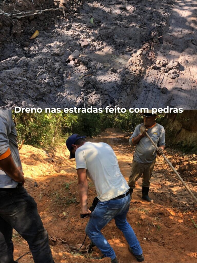 Fotos mostram situação que estavam as estradas - Colab./Ass. de Imprensa