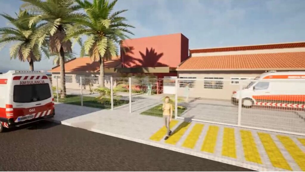 Maquete digital do novo CAPS III - Colab./Ass. de Imprensa