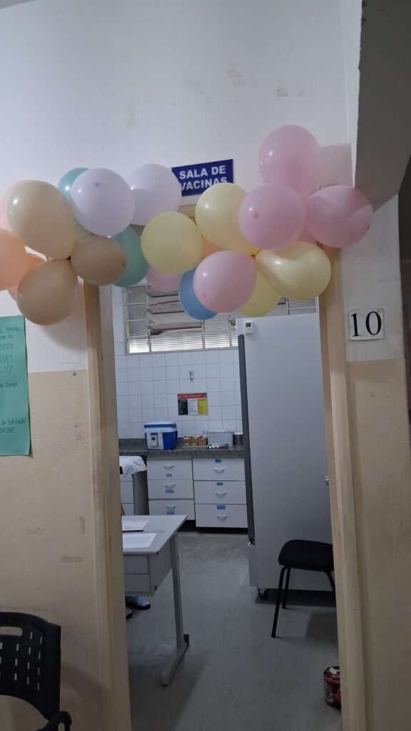 Unidades de saúde receberam decoração especial - Colab./Ass. de Imprensa