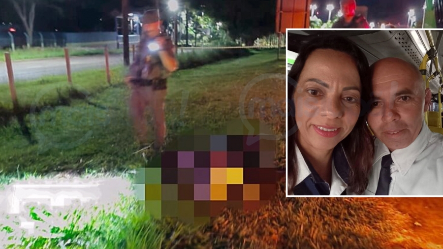 Foto montagem referente ao brutal crime - Foto/Portal Mais Tupã