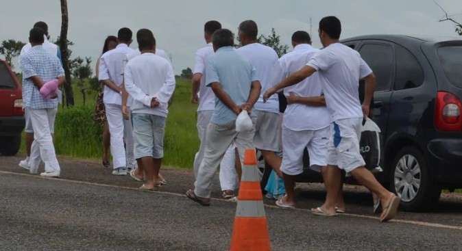 Detentos em saída temporária - Foto Antônio Cruz/Agência Brasil