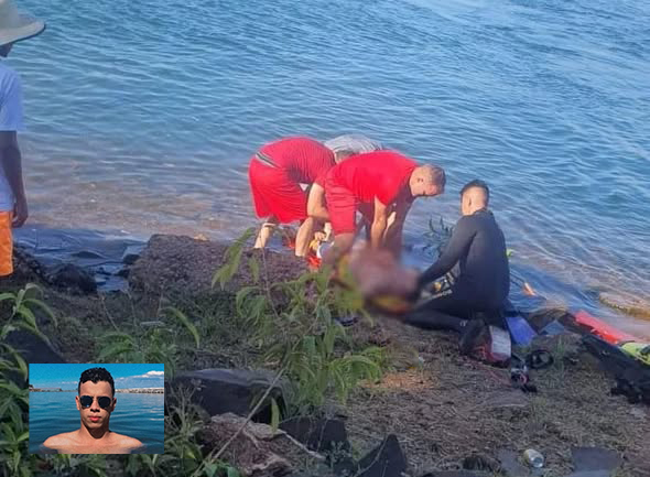 Bombeiros tentam reanimar adolescente em Rosana - Foto/Facebook Vitor da Mata