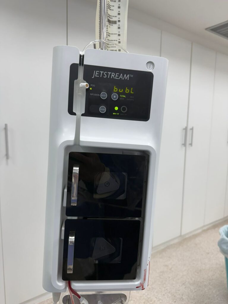 Equipamento utilizado na cirurgia - Colab./Ass. de Imprensa