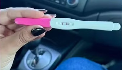 Teste de gravidez dá positivo - Foto/Arquivo Pessoal