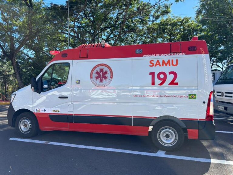 Reforço na saúde: Presidente Prudente ganha novas ambulâncias Samu e sedia serviço regional