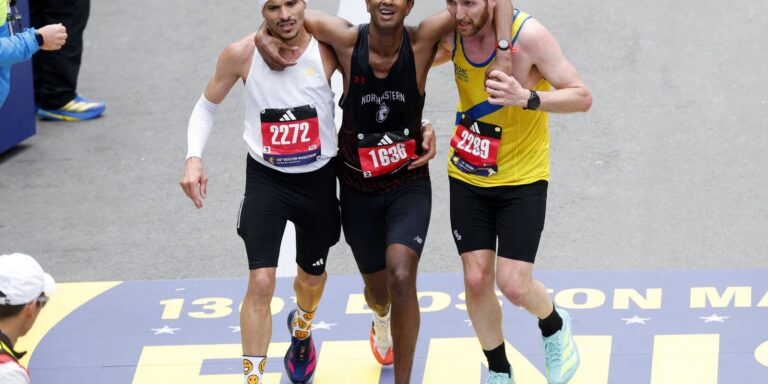 Brasileiro inspira com empatia na Maratona de Boston