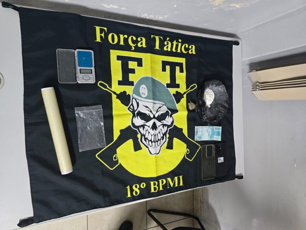Força Tática prende jovem por tráfico em Presidente Prudente