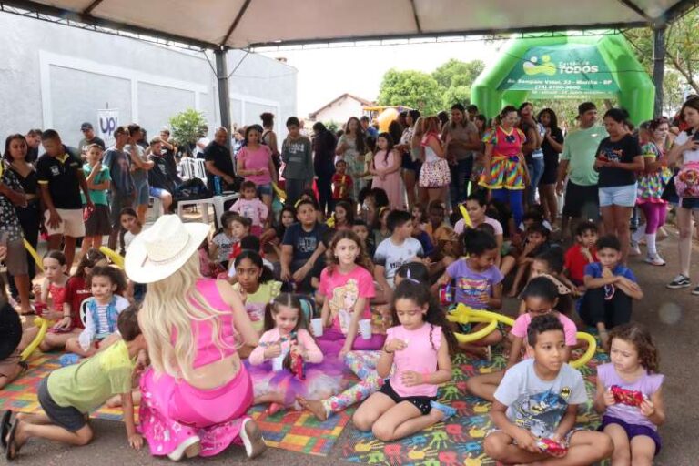 Espaço da Criança leva cultura e lazer gratuitos a Padre Nóbrega