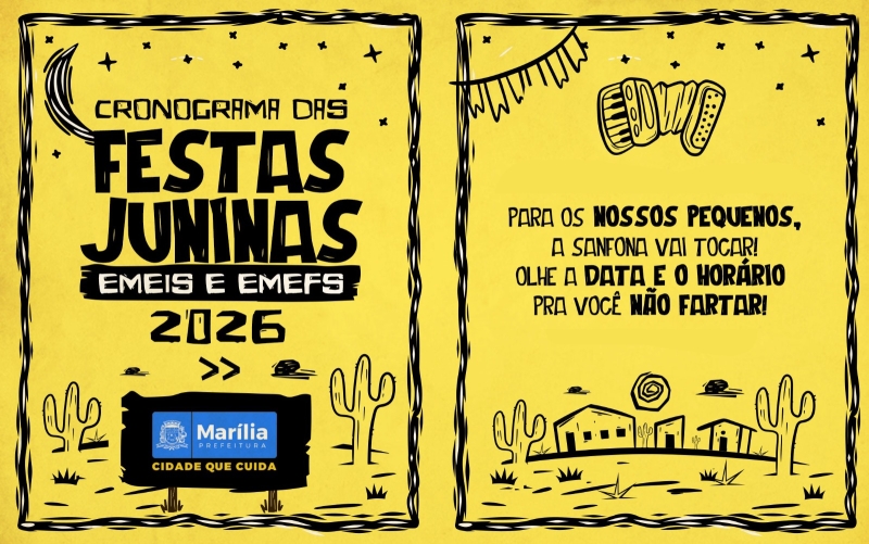 Festas juninas em Marília: celebração cultural movimenta escolas municipais
