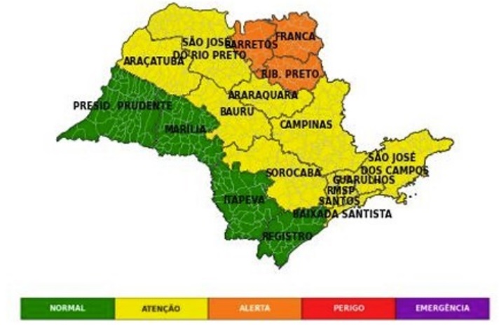 Araçatuba se prepara para frente fria com chuvas intensas e queda de temperatura