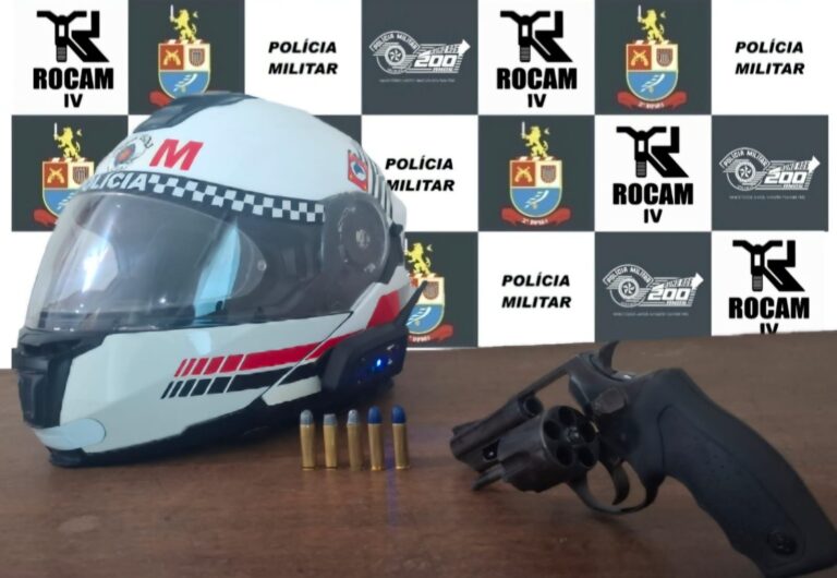 Homem com histórico criminal é preso com revólver durante mudança em Birigui