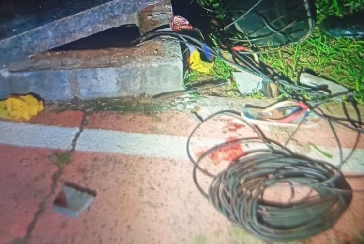 Reação decisiva: caseiro impede furto de fios em praça esportiva