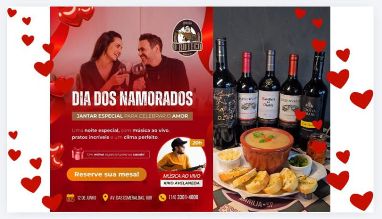 O Buteco Esmeralda: um refúgio para a celebração do Dia dos Namorados