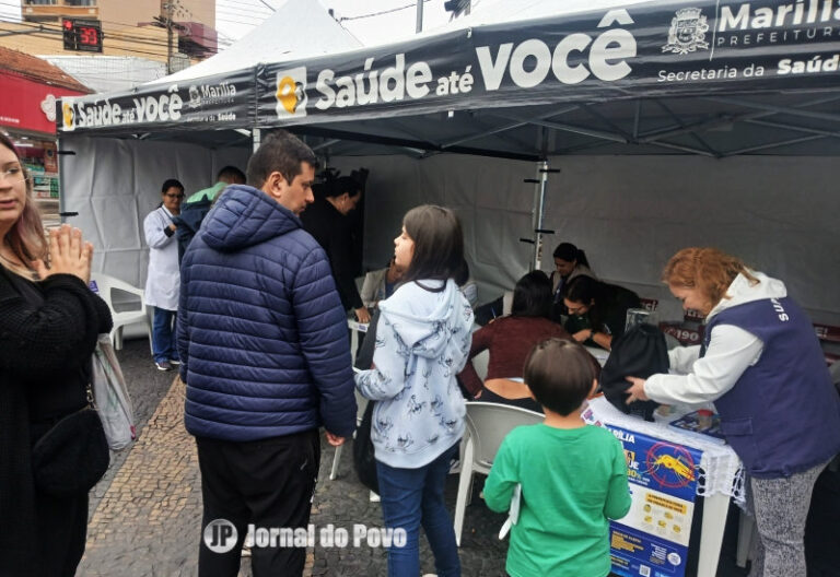 Ação especial impulsiona a vacinação contra a gripe em Marília com 775 novas doses