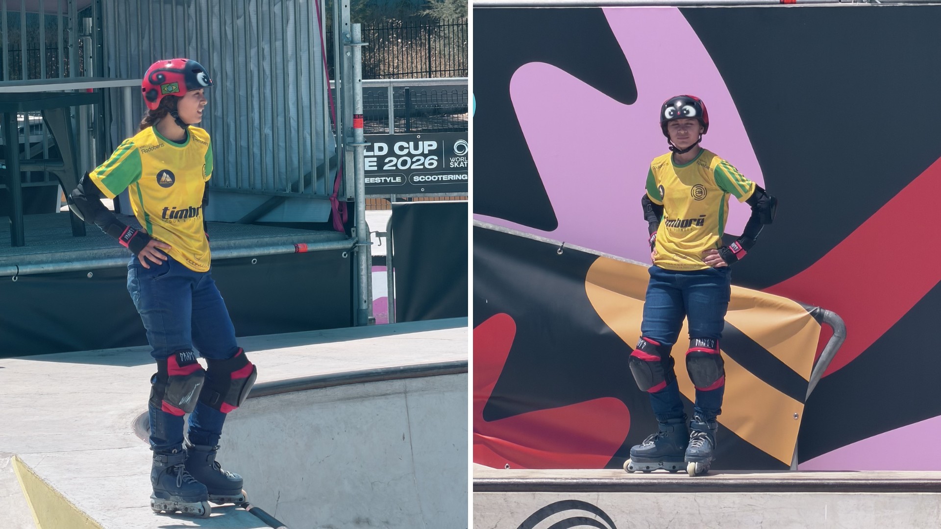 Joana Caroline, de 12 anos, eleva Rio Preto ao pódio mundial de patins freestyle