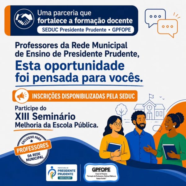 Seminário da Unesp: formação e debates fortalecem educação pública em Presidente Prudente