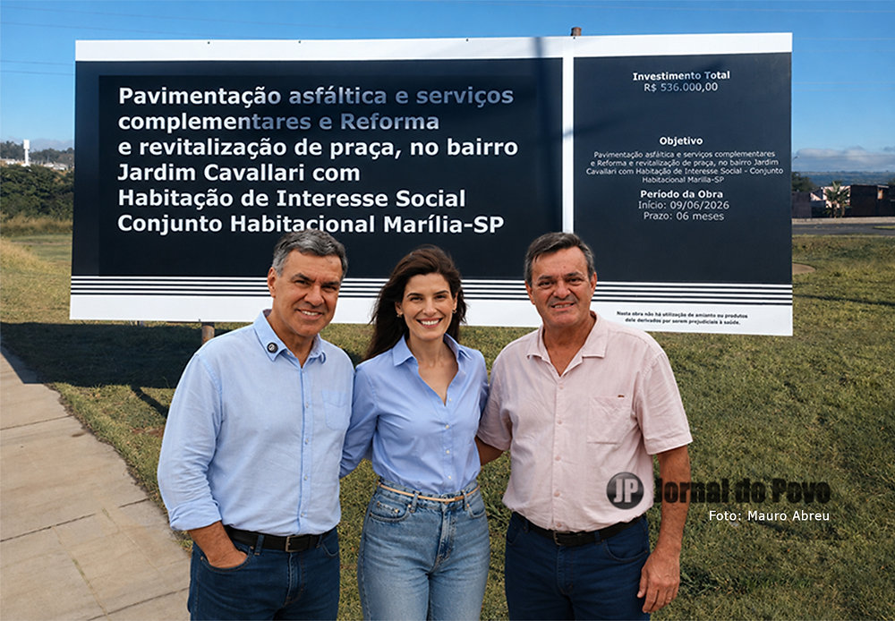 Parque das Vivendas terá obras de urbanização para melhorar a qualidade de vida em Marília