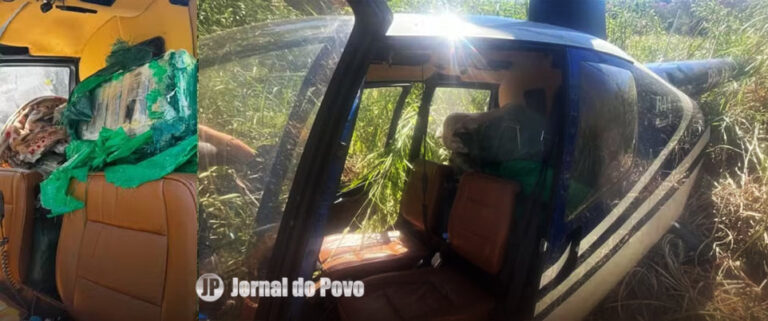 Helicóptero interceptado: mais de 200 kg de cocaína apreendidos em Florínea após perseguição aérea