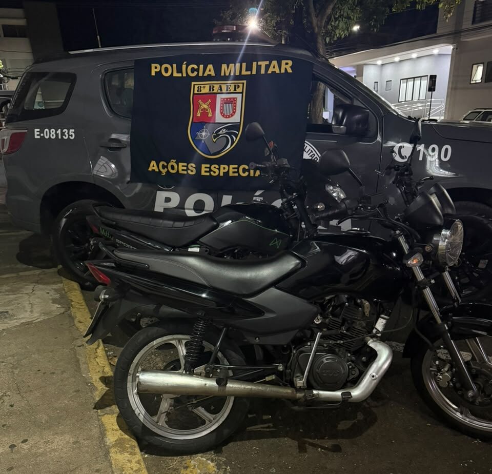 Ação eficaz do 8º BAEP combate furto de motocicletas em Presidente Prudente