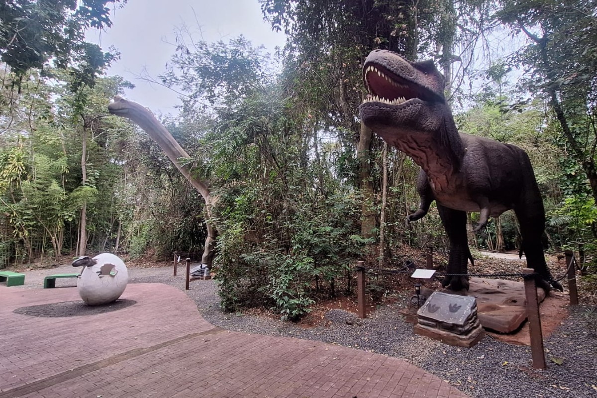 Vale dos dinossauros de Presidente Epitácio reabre com novidades e entrada gratuita