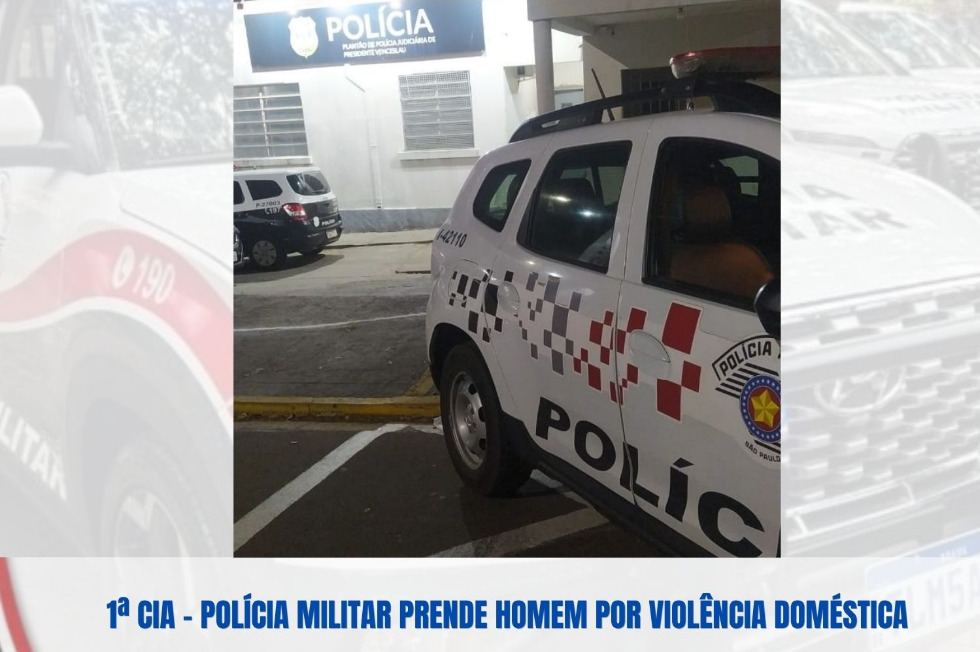 Prisão em flagrante: homem é detido por violência doméstica em Santo Anastácio