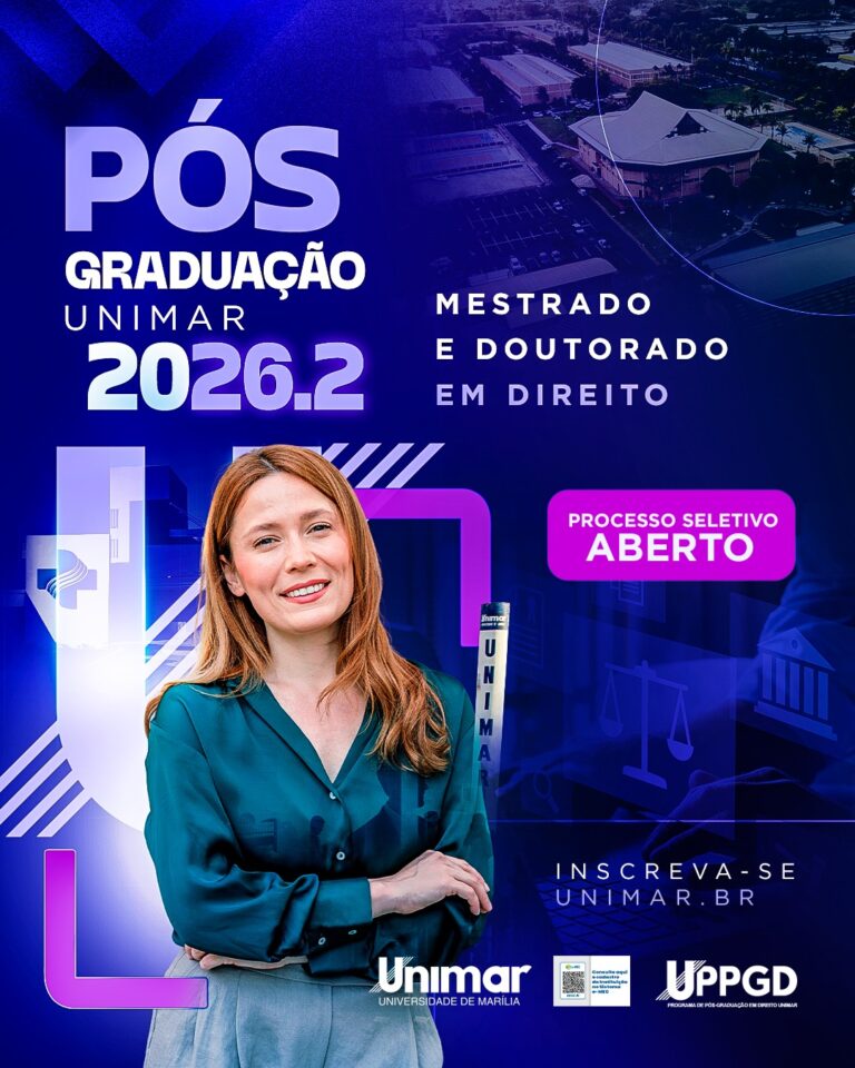 Mestrado e doutorado em direito da Unimar atraem talentos globais; inscrições na reta final