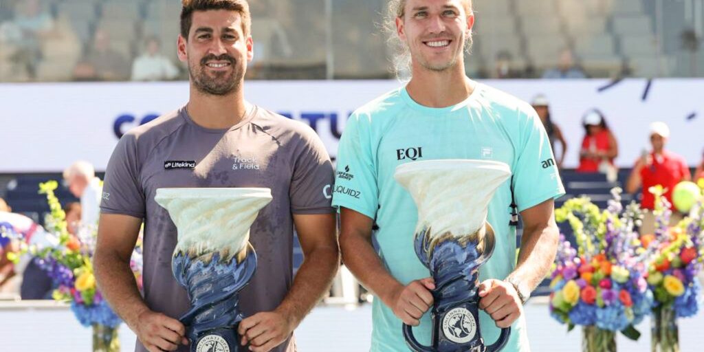 Dupla brasileira Matos e Luz celebra bicampeonato consecutivo no Masters 1000