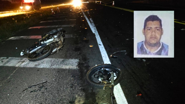 Motociclista morre em colisão frontal na BR-153 de Rio Preto