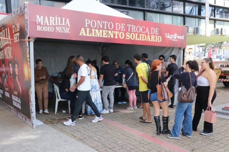 Ingresso solidário em Marília: sucesso do Agro Food Show enfrenta desafios e fortalece ações sociais