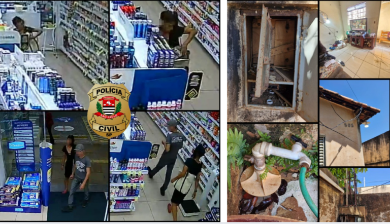 Polícia Civil de Birigui prende casal por furto de água e energia em operação contra crime em farmácia