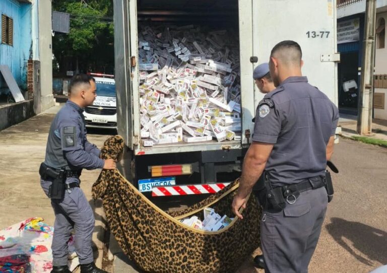 Apreensão de cigarros contrabandeados: um golpe contra o crime organizado em Prudente
