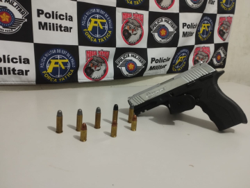 Segurança em foco: polícia apreende pistola 9mm com numeração suprimida em Marília