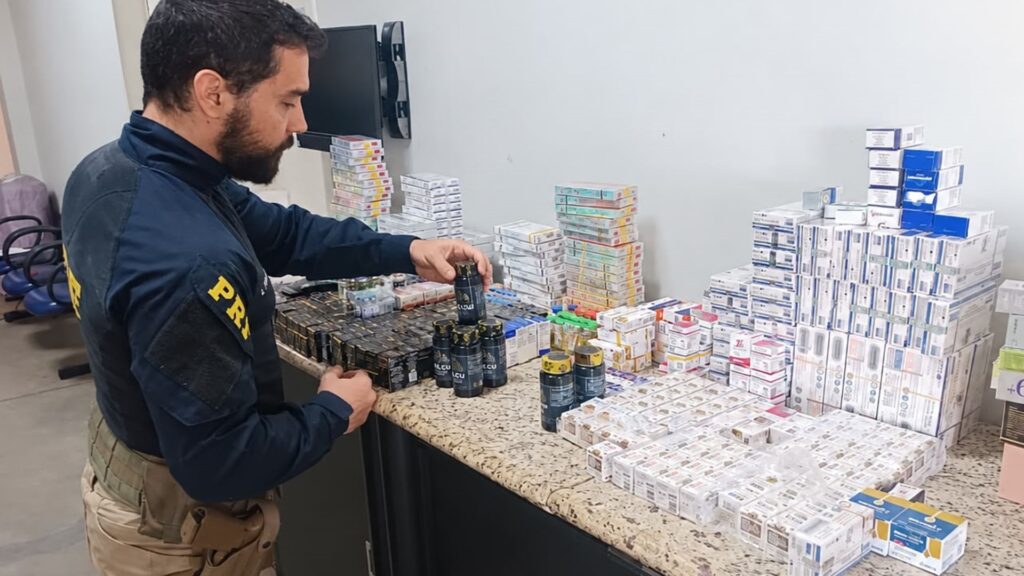 Apreensão na BR-153 revela rota de contrabando de anabolizantes e eletrônicos