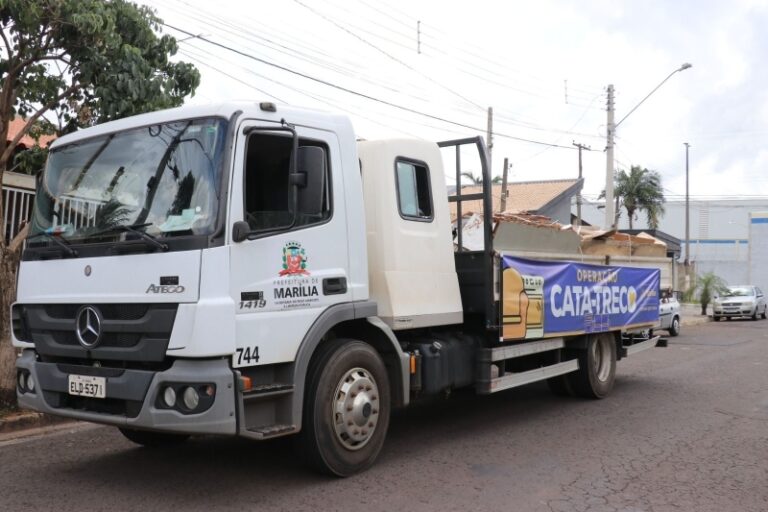 Operação Cata-Treco de Marília reforça combate a descartes irregulares na Zona Oeste