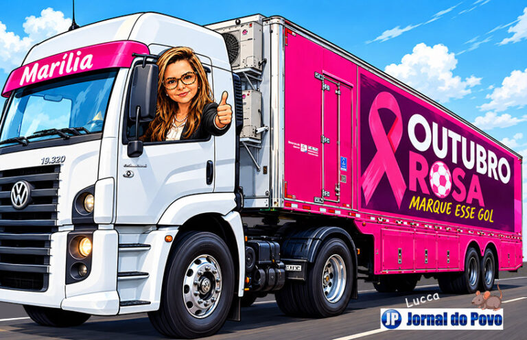Carreta da mamografia volta a Marília e reforça a prevenção no Outubro Rosa